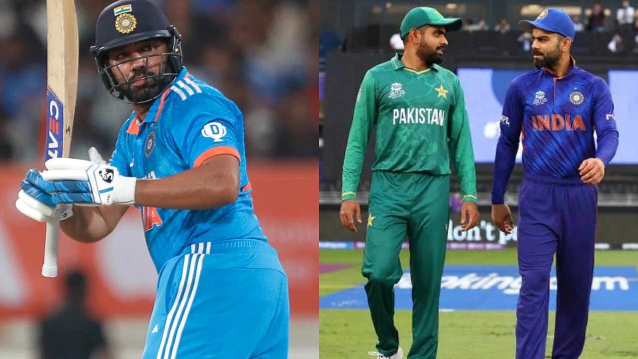 Rohit Sharma, Babar Azam and Virat Kohli