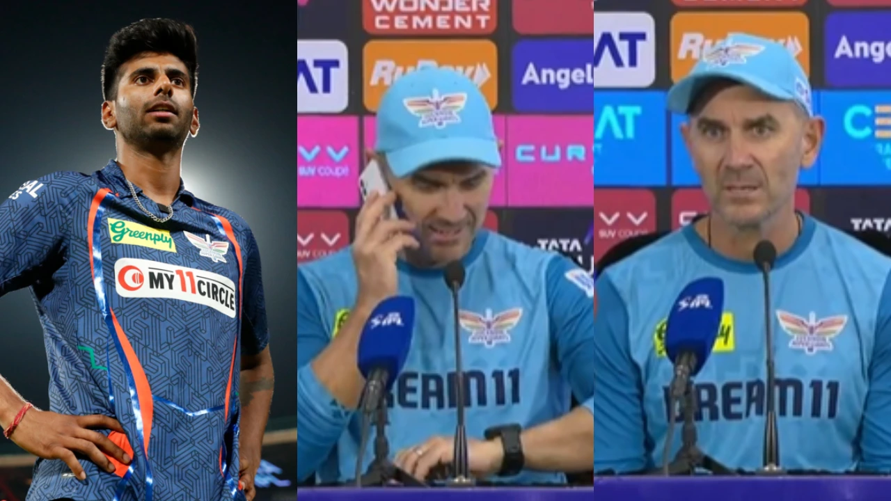 Mayank Yadav, LSG coach Justin Langer