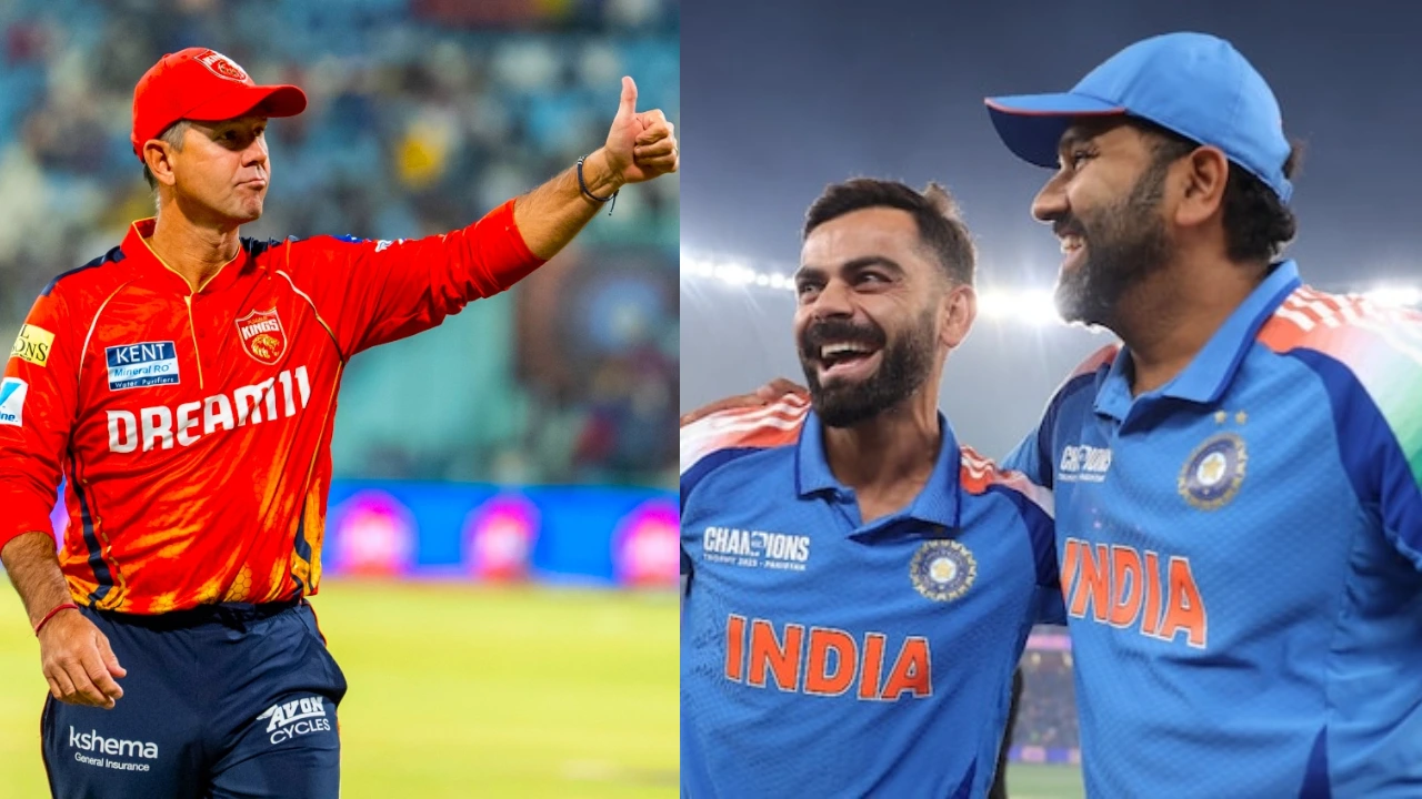 Ricky Ponting, Virat Kohli and Rohit Sharma