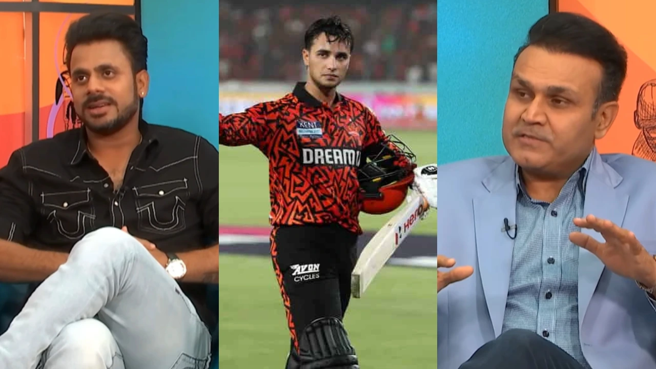 Manoj Tiwary, Abhishek Sharma and Virender Sehwag