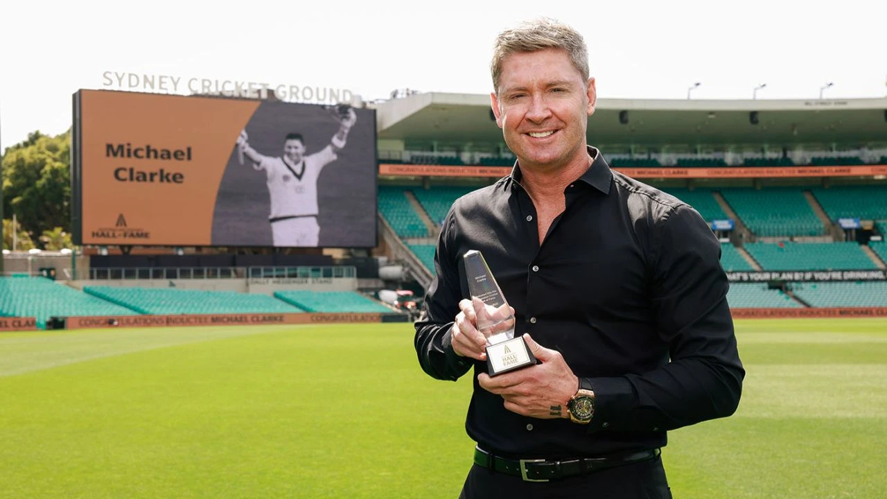 Australian Cricket Hall of Famer Michael Clarke