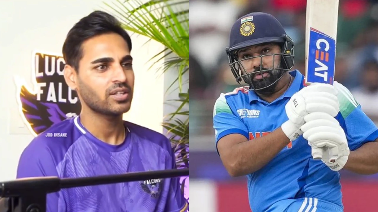 Bhuvneshwar Kumar and Rohit Sharma