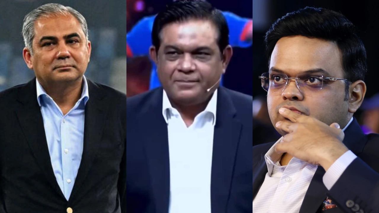 Mohsin Naqvi, Rashid Latif and Jay Shah