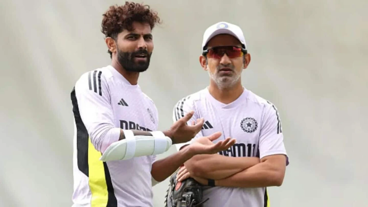 Ravindra Jadeja and Gautam Gambhir
