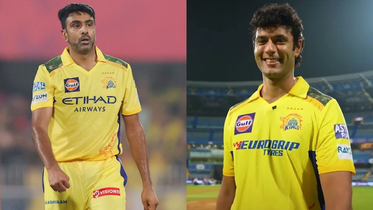 Ravichandran Ashwin and Shivam Dube