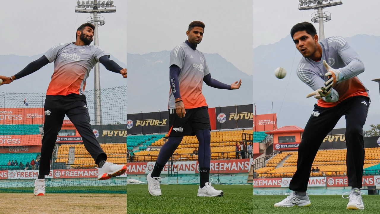 Suryakumar Yadav, Jasprit Bumrah and Shubman Gill