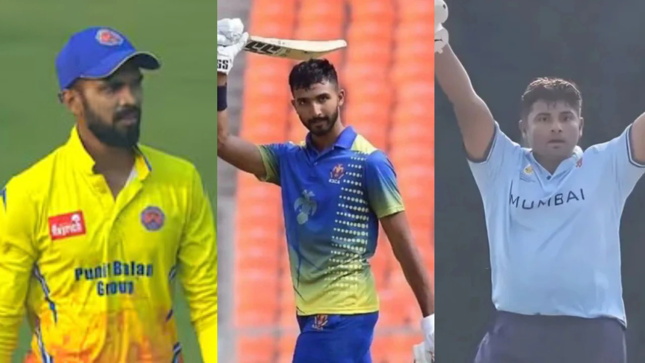 Devdutt Padikkal, Sarfaraz Khan, and Ruturaj Gaikwad