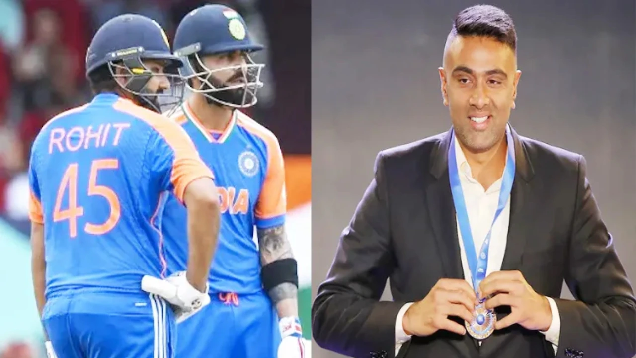 Rohit Sharma, Virat Kohli and Ravichandran Ashwin