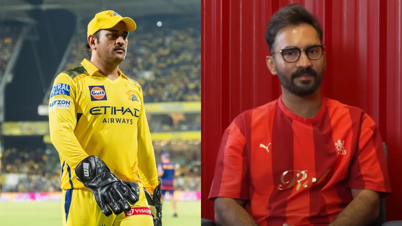 MS Dhoni and Dinesh Karthik