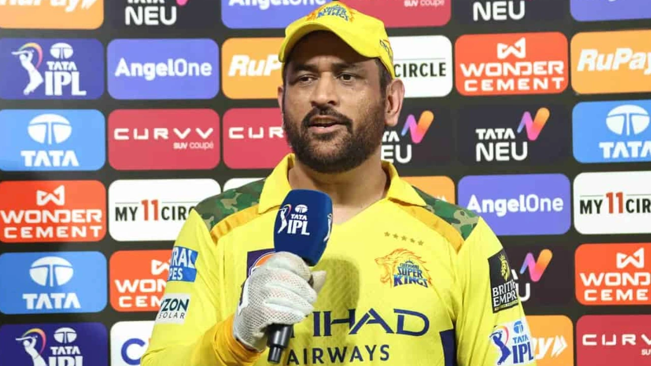 CSK captain MS Dhoni