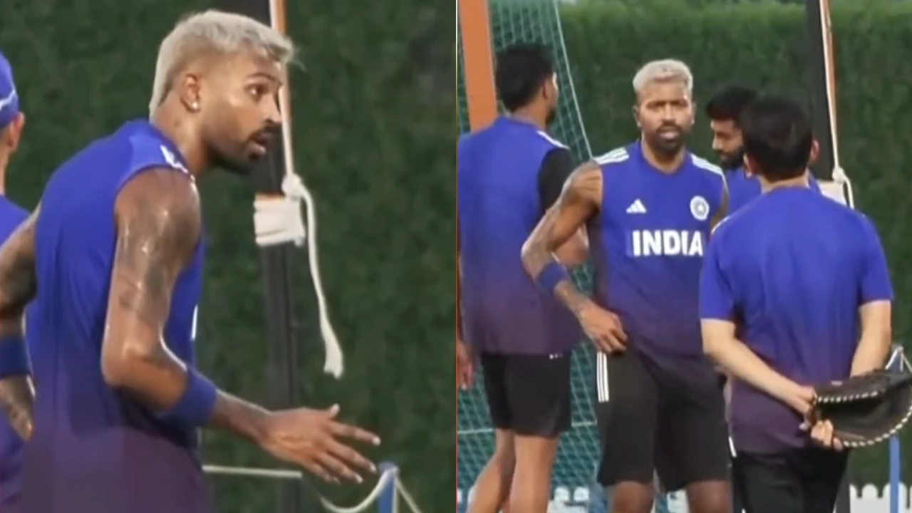 Hardik Pandya and Gautam Gambhir
