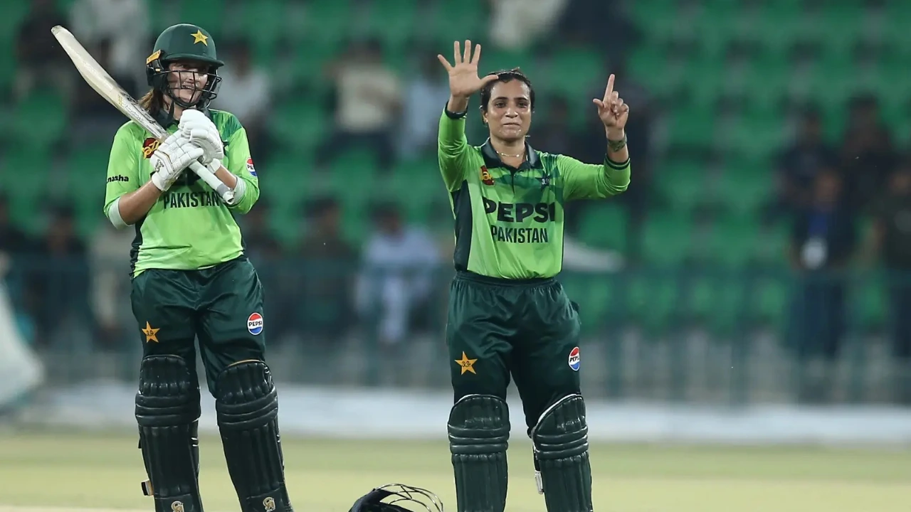 Sidra Ameen of Pakistan Women