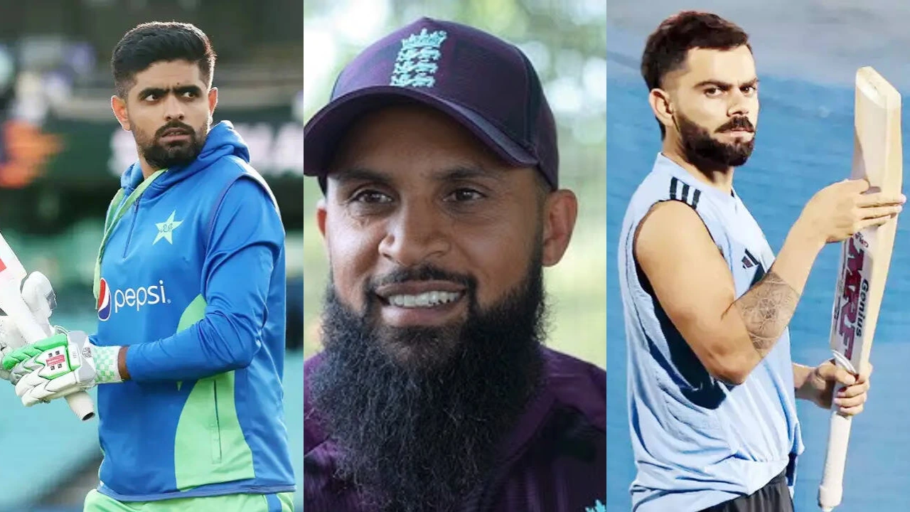 Babar Azam, Adil Rashid and Virat Kohli