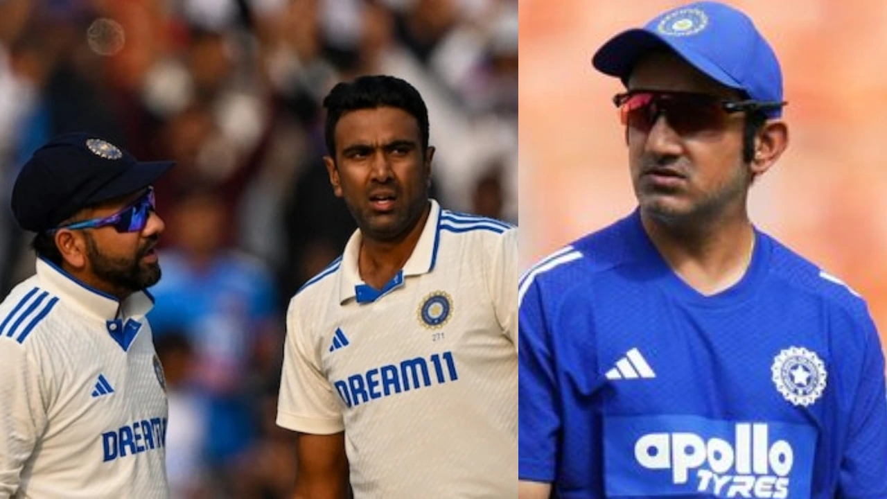 Rohit Sharma, Ravichandran Ashwin and Gautam Gambhir