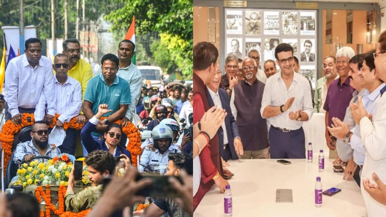 Sourav Ganguly again shows hatred for Women’s cricket, does a cheap stunt for Richa Ghosh Sourav Ganguly again shows hatred for Women’s cricket, does a cheap stunt for Richa Ghosh