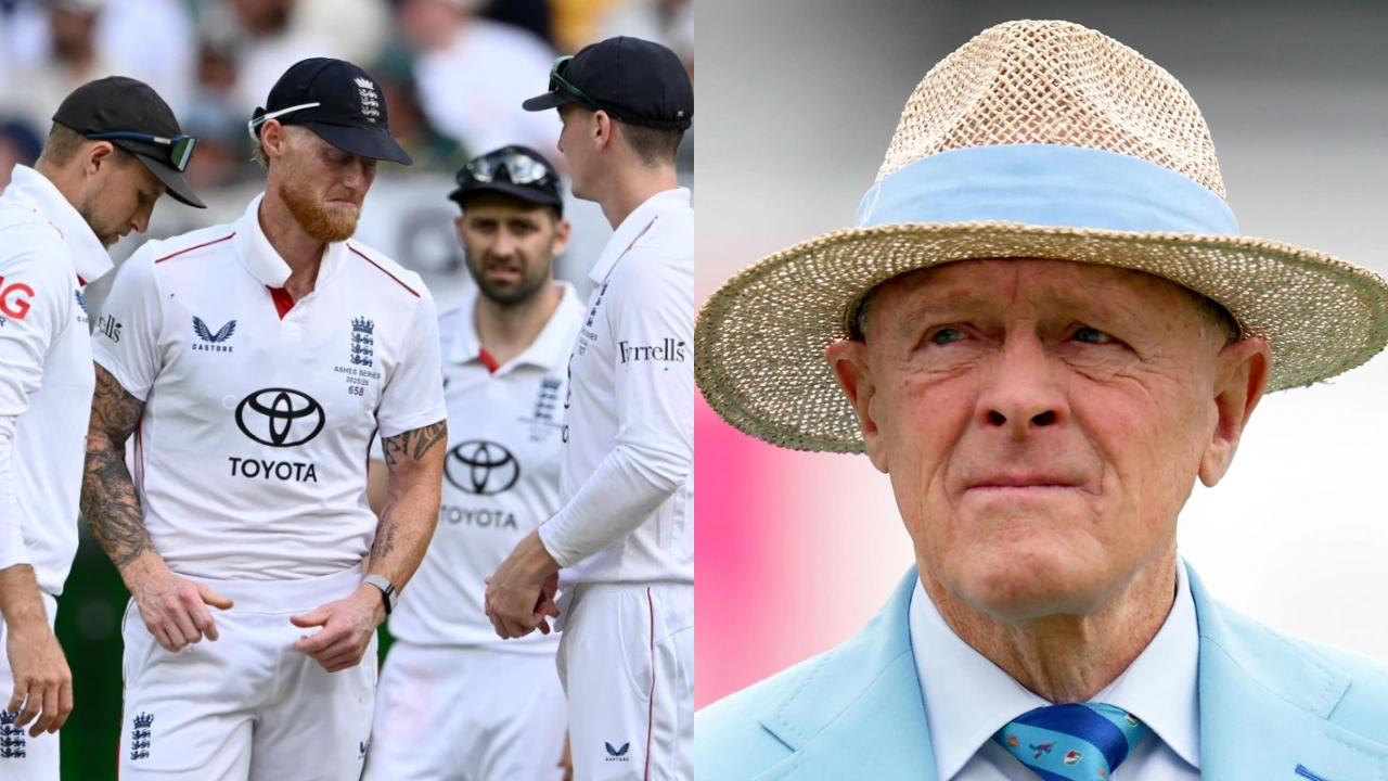England Team and Sir Geoffrey Boycott