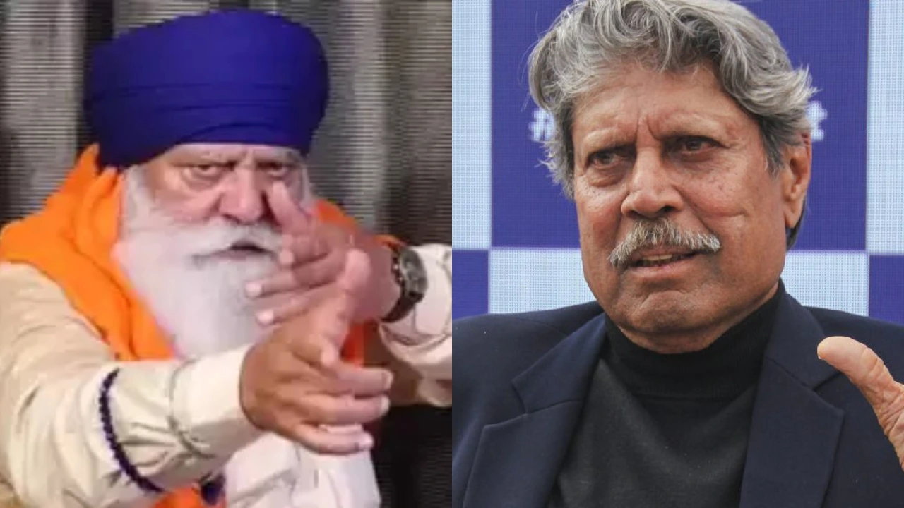 Yograj Singh and Kapil Dev