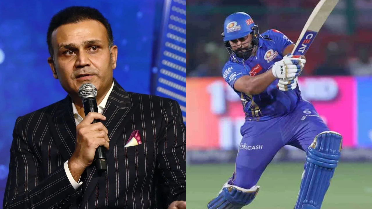 Virender Sehwag and Rohit Sharma