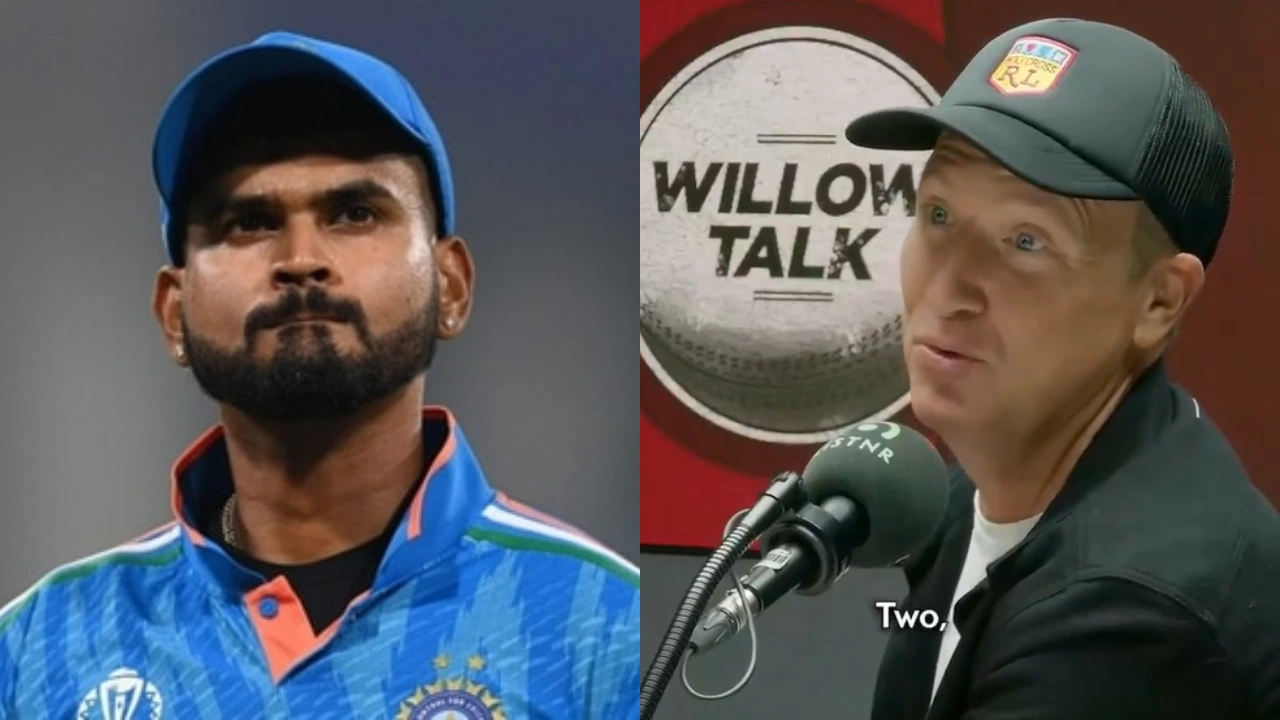 Shreyas Iyer and Brad Haddin