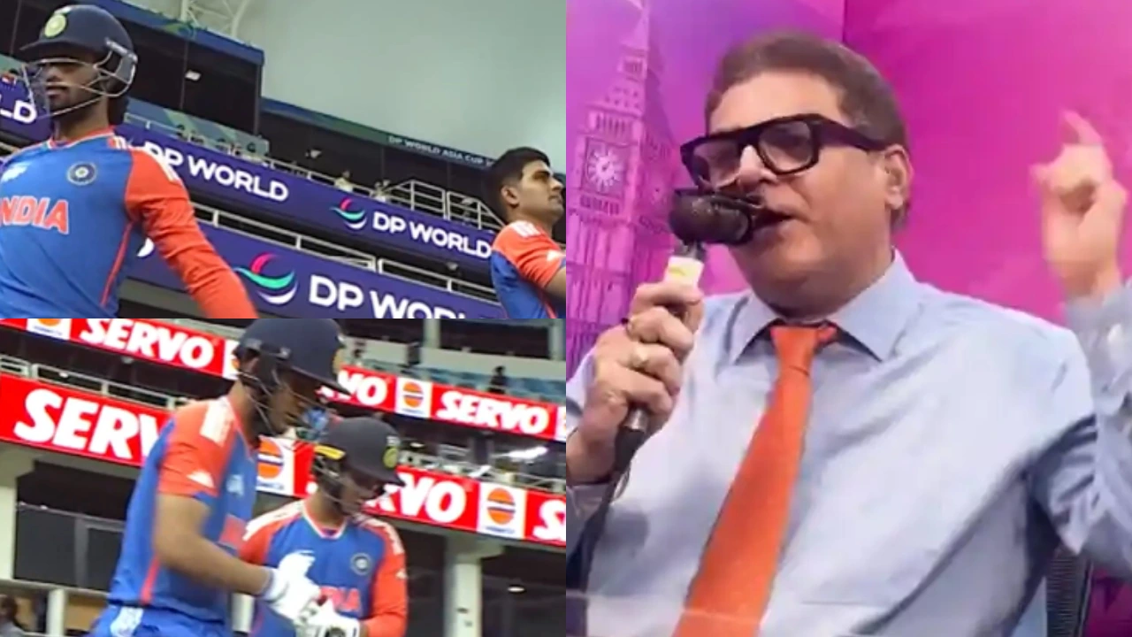 Tilak Varma, Shubman Gill, Abhishek Sharma and Vivek Razdan