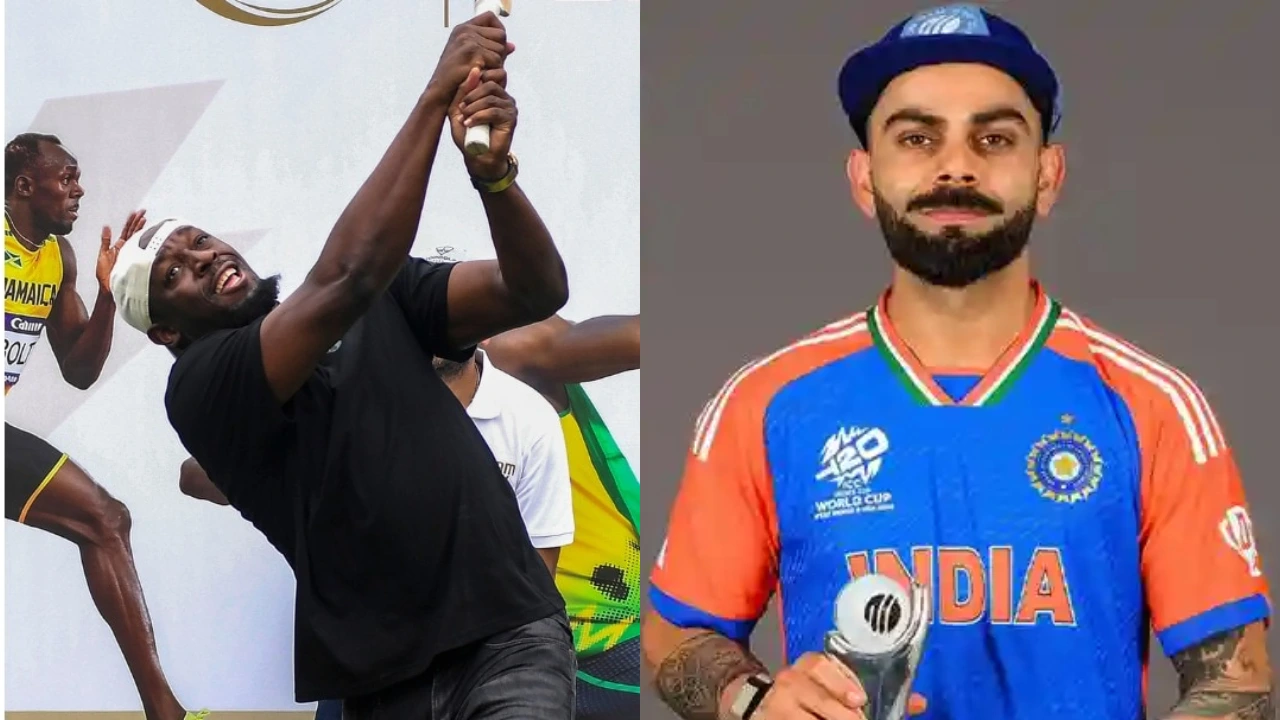 Usain Bolt and Virat Kohli