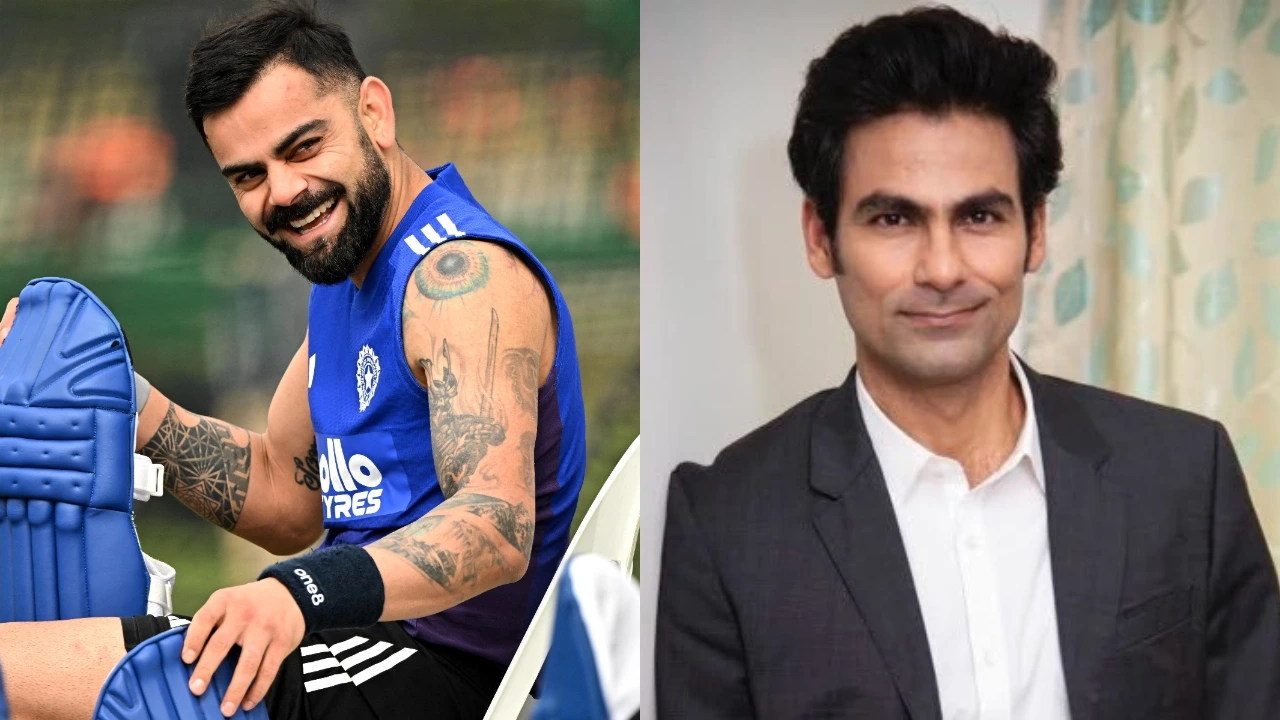 Virat Kohli and Mohammad Kaif