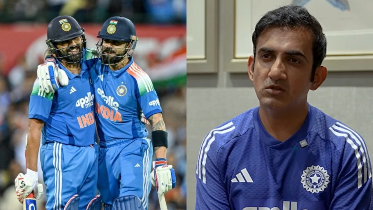 Rohit Sharma, Virat Kohli and Gautam Gambhir