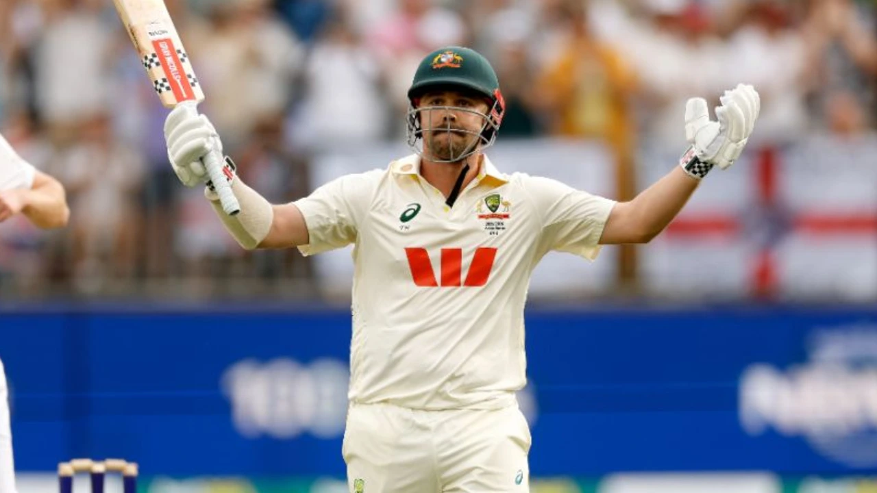 Travis Head hits century in Perth Test