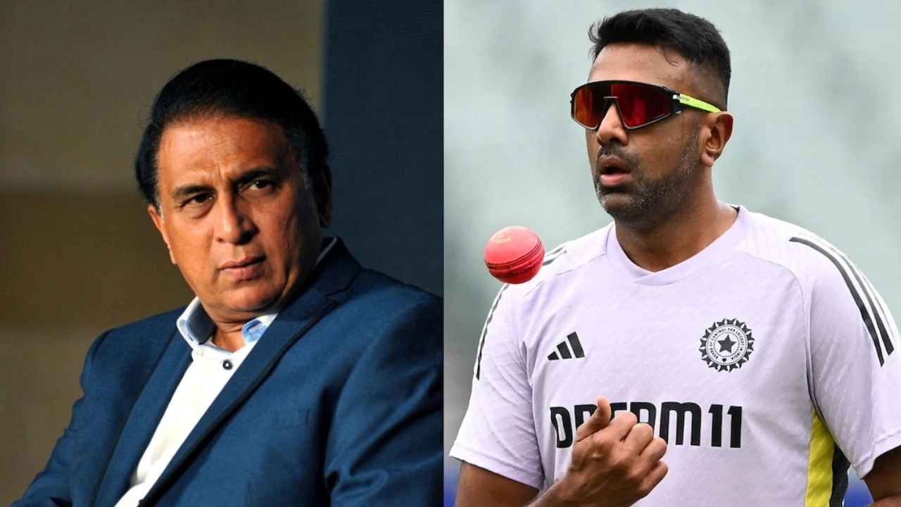 Sunil Gavaskar and Ravichandran Ashwin