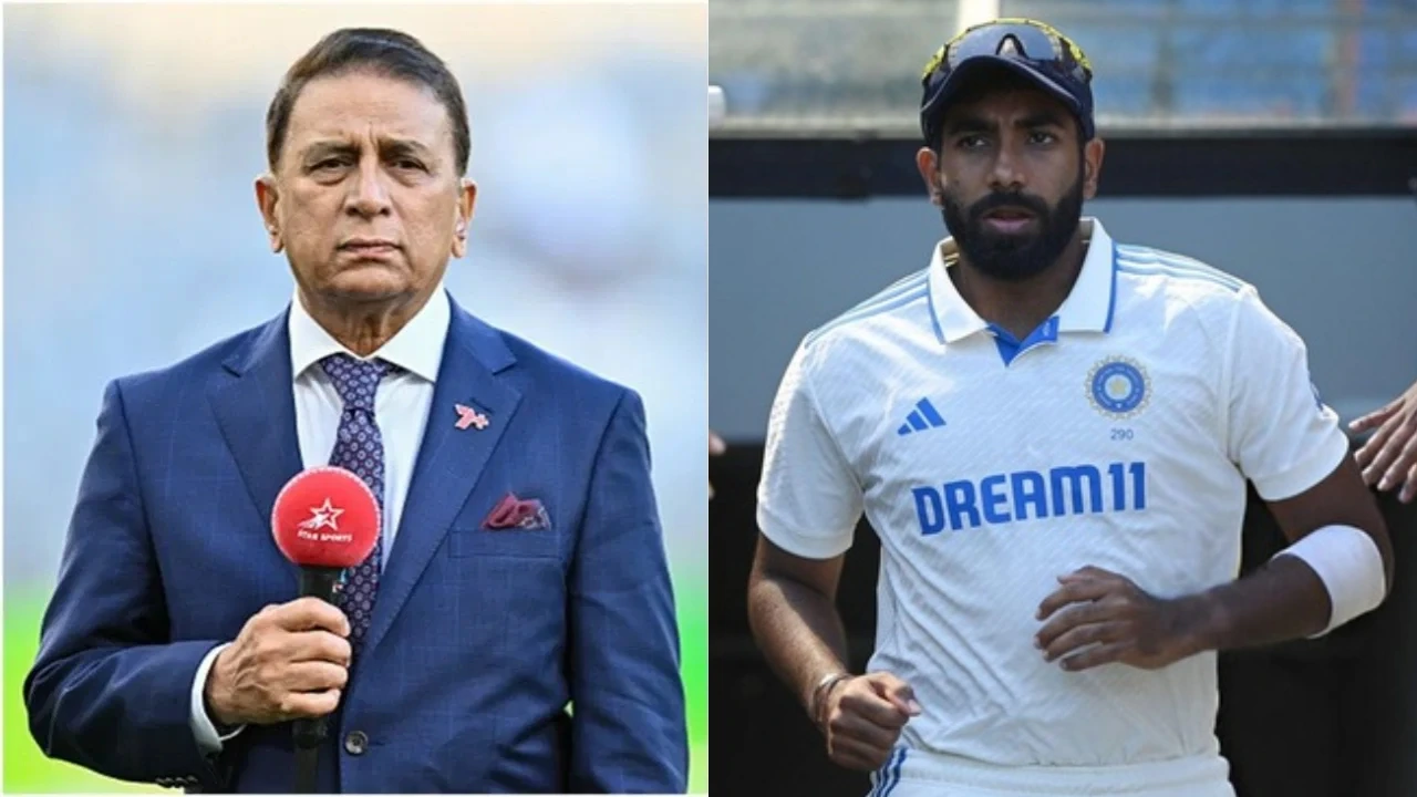 Sunil Gavaskar and Jasprit Bumrah