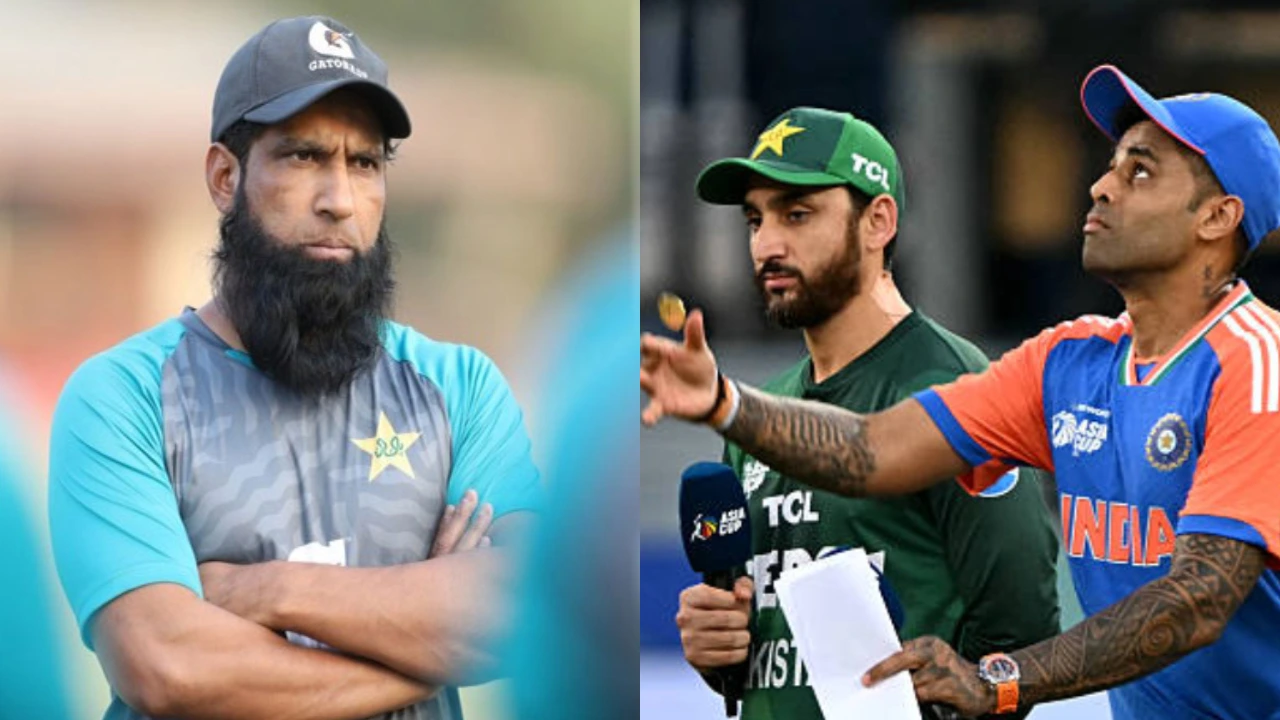 Mohammad Yousuf, Suryakumar Yadav and Salman Ali Agha