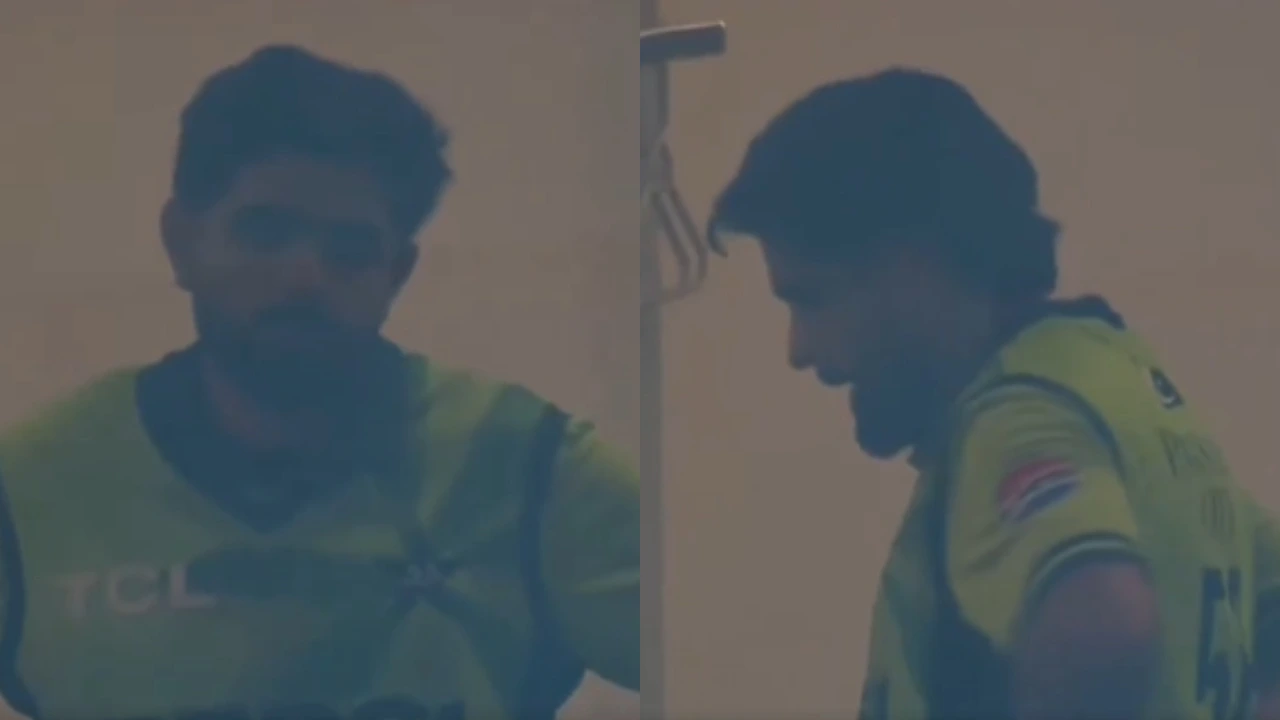 Angry Babar Azam