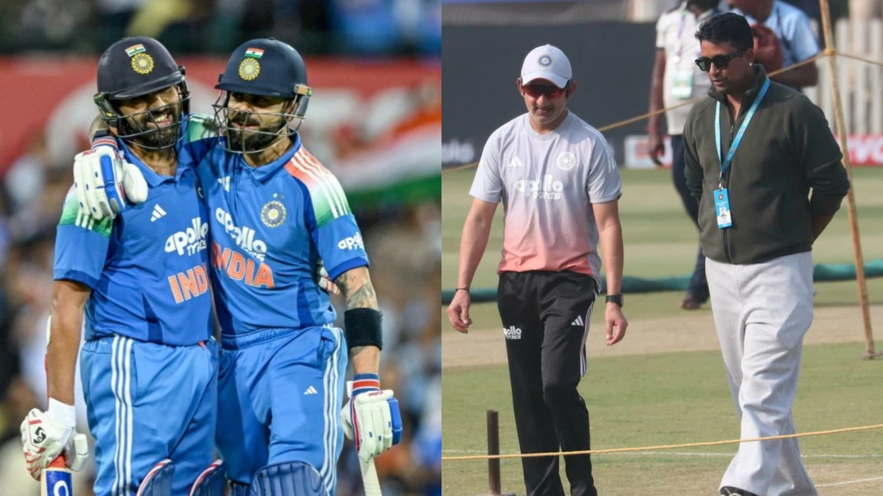 Rohit Sharma, Virat Kohli, Gautam Gambhir and Pragyan Ojha