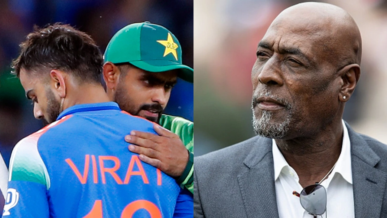 Virat Kohli, Babar Azam and Viv Richards