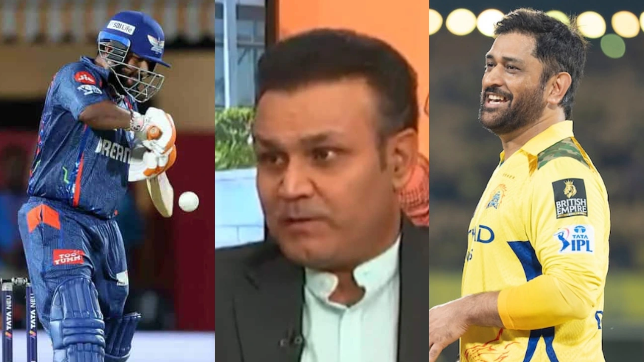 Rishabh Pant, Virender Sehwag and MS Dhoni