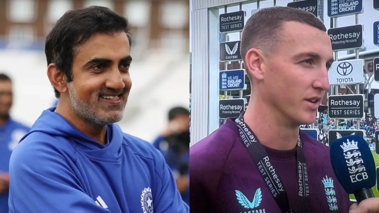 Gautam Gambhir and Harry Brook