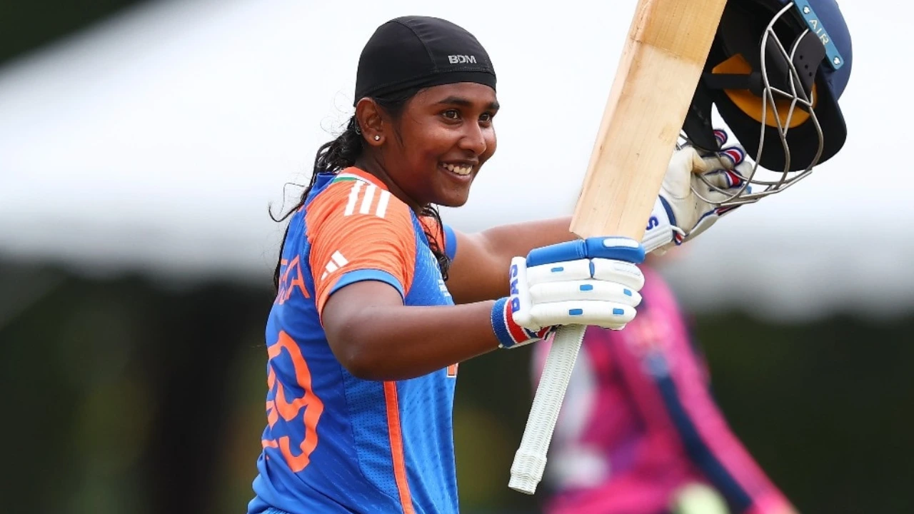 Trisha Gongadi hits century in ICC Women's Under-19 T20 World Cup