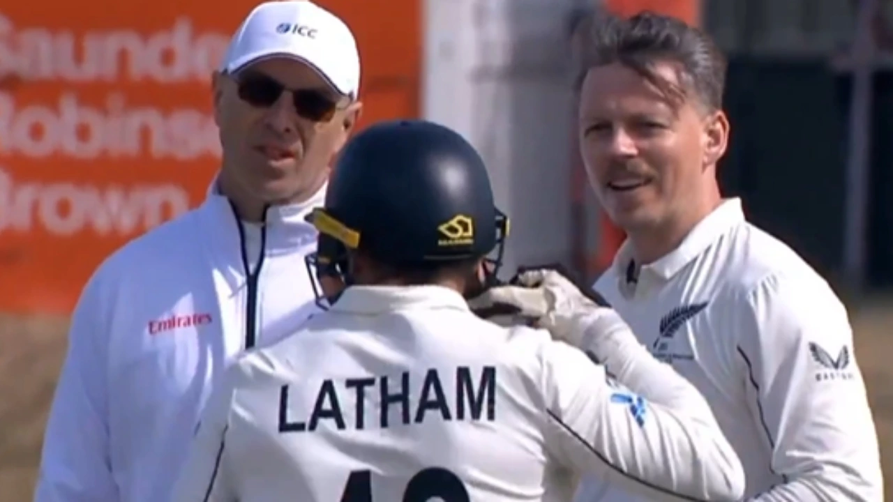 &ldquo;Your bloody finger&hellip;&rdquo;: Tom Latham attacks umpire Alex Wharf with abusive remark - BAN incoming?