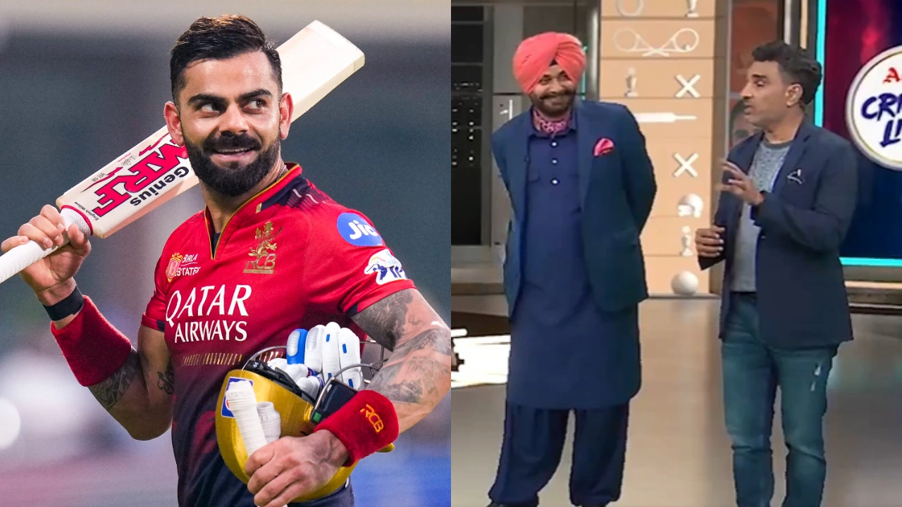 Virat Kohli. Navjot Singh Sidhu and Sanjay Manjrekar