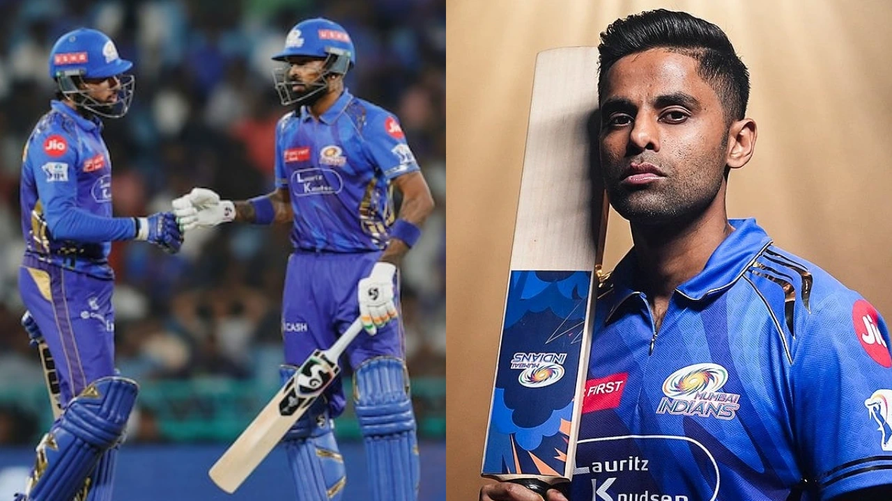 Tilak Varma, Hardik Pandya and Suryakumar Yadav