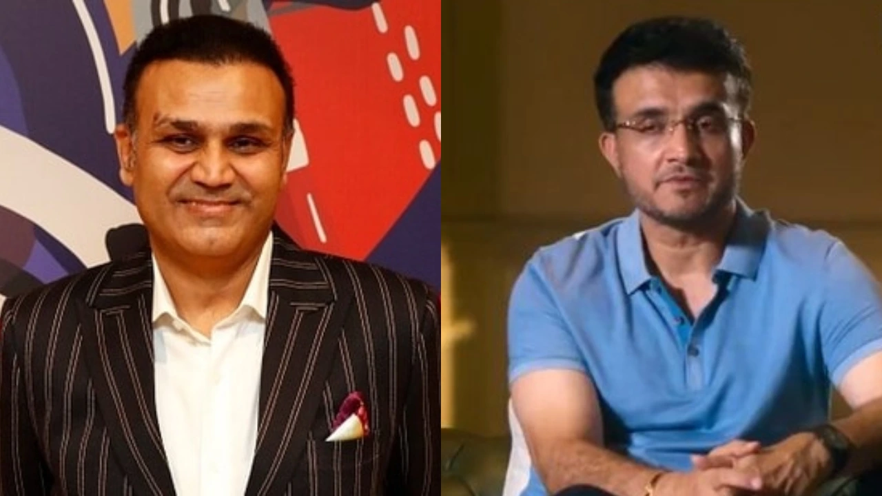 Virender Sehwag and Sourav Ganguly