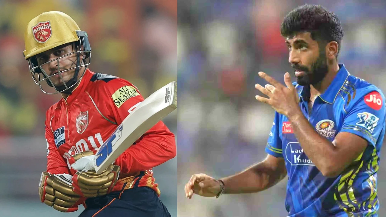 Priyansh Arya and Jasprit Bumrah