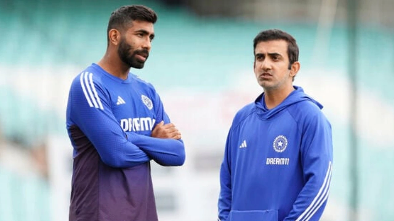 Jasprit Bumrah and Gautam Gambhir