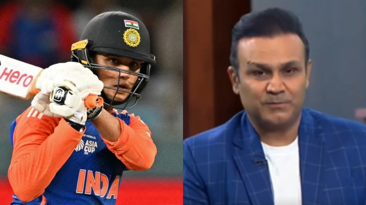 Abhishek Sharma and Virender Sehwag