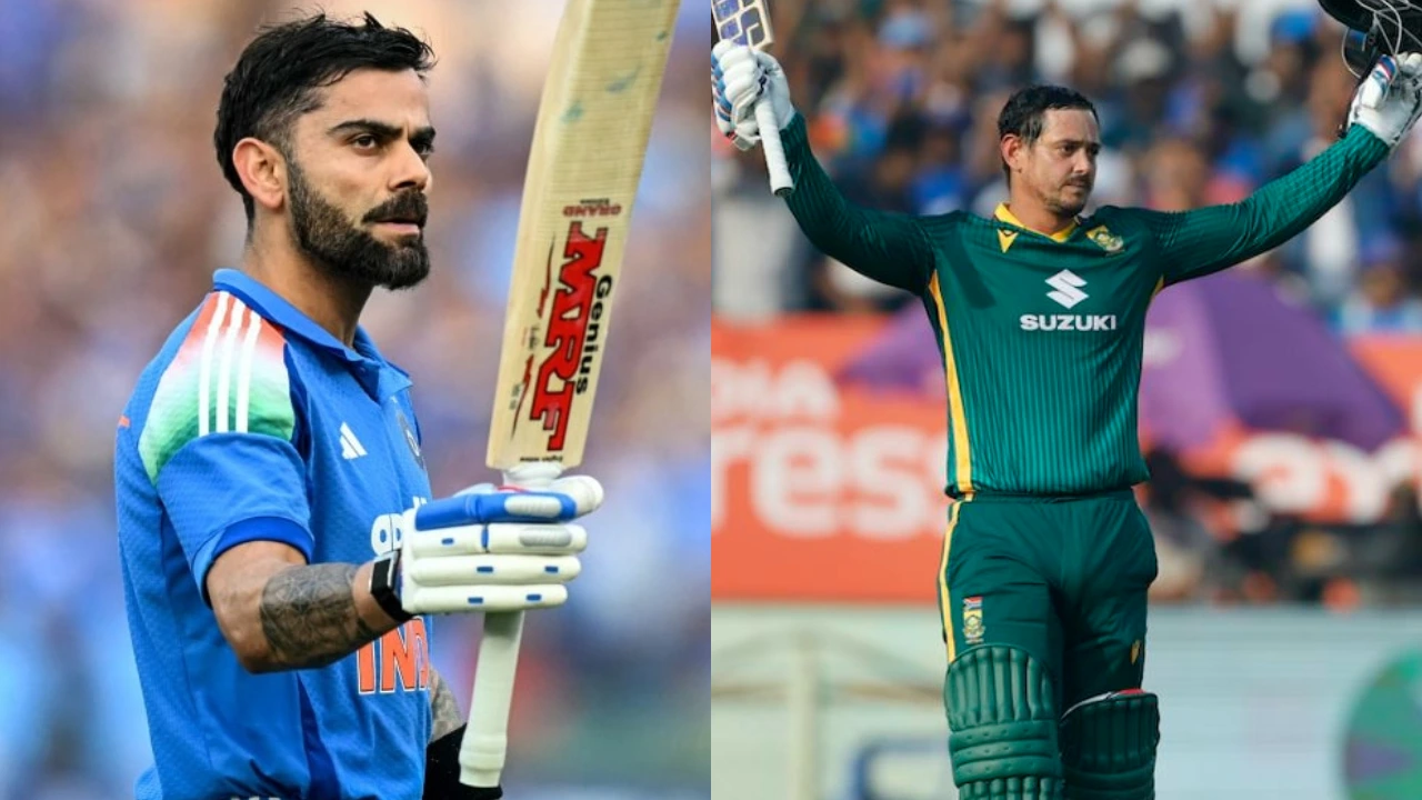 Quinton de Kock officially BEATS Virat Kohli to become ODI cricket&rsquo;s No.1 century machine