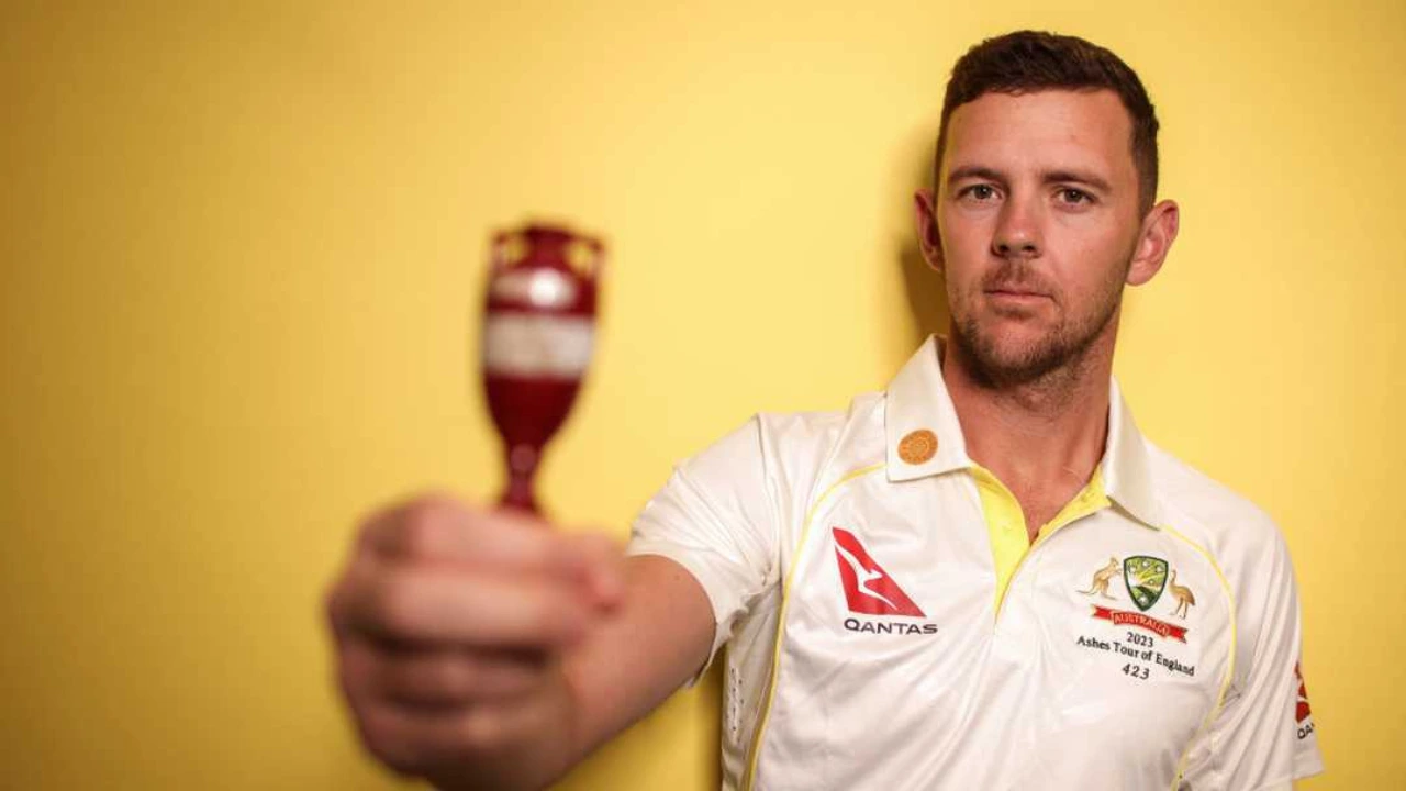 Josh Hazlewood and Ashes