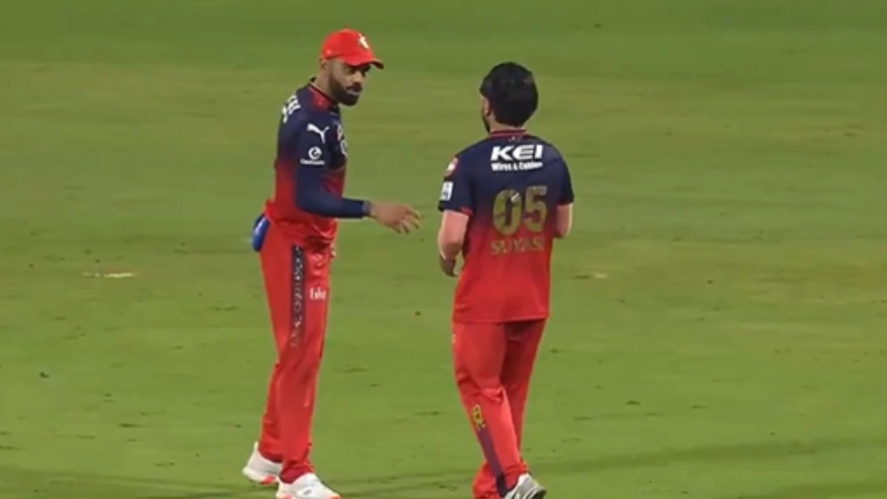 Virat Kohli and Suyash Sharma