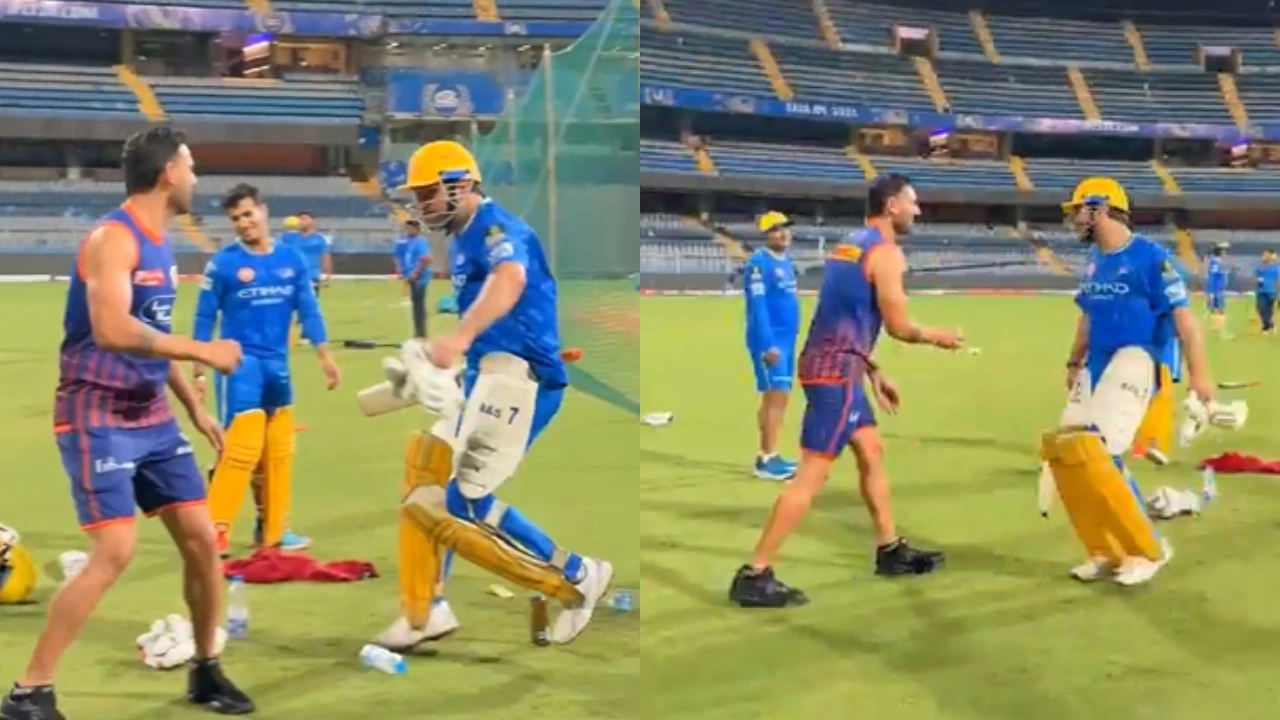 Deepak Chahar and MS Dhoni