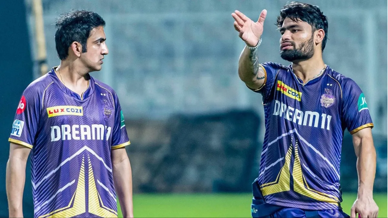 Gautam Gambhir And Rinku Singh