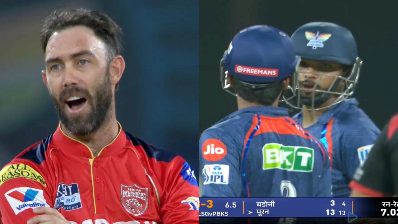 Glenn Maxwell Nicholas Pooran Fight